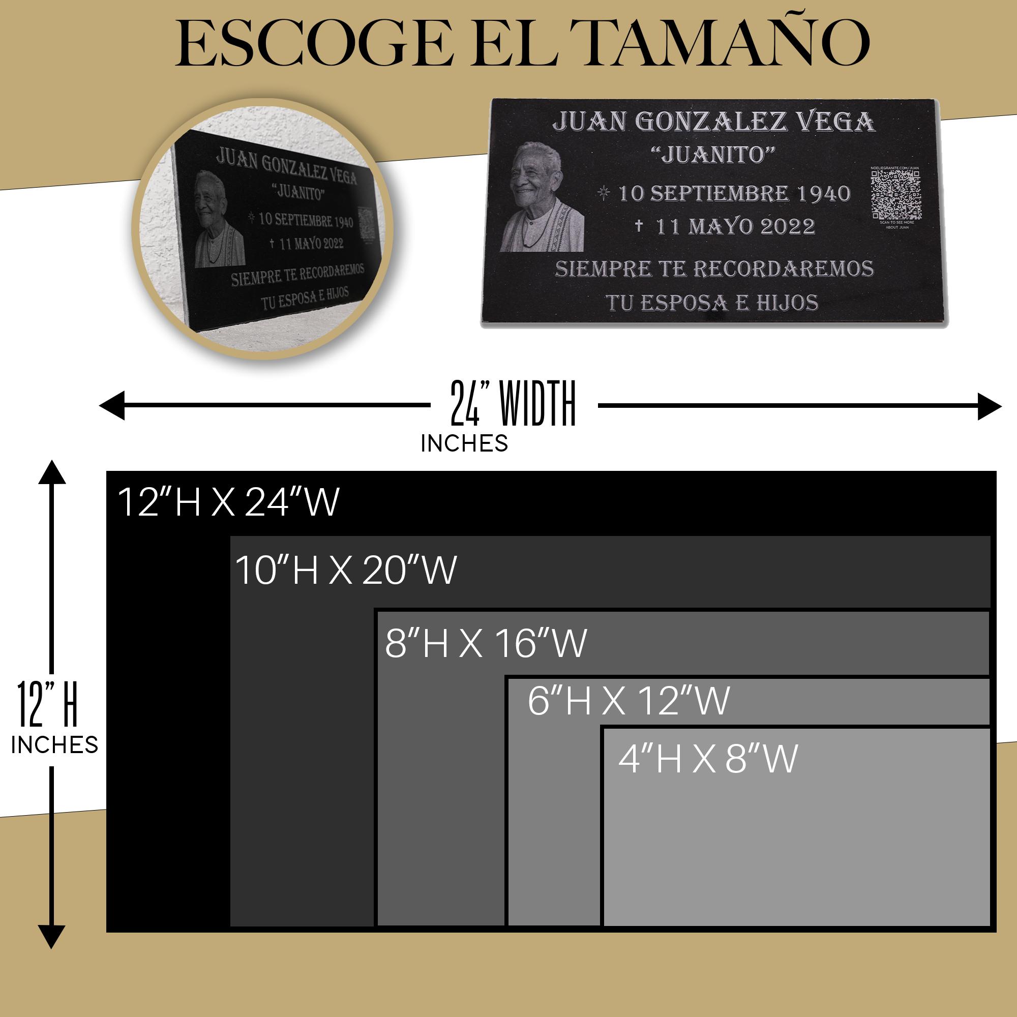 Guía de Tamaños Noelie Granite