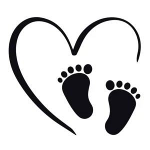 14 - Corazon con Pie